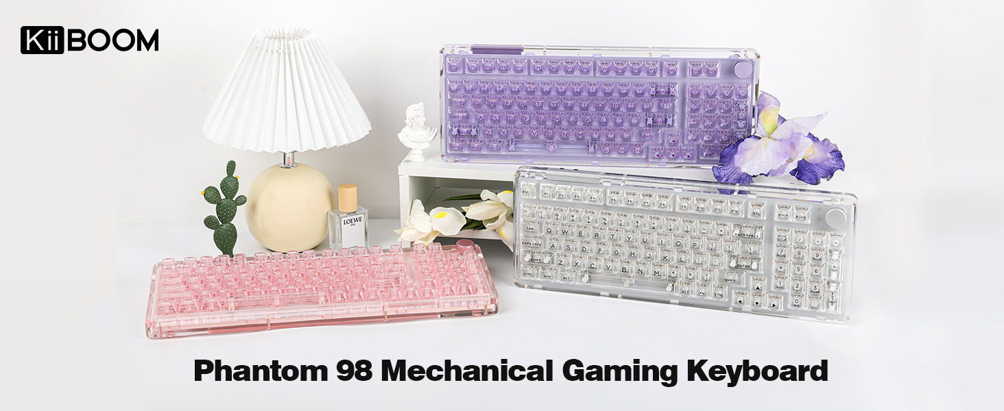 Amazon | KiiBoom Phantom 98 ホットスワップ対応クリスタルガスケット