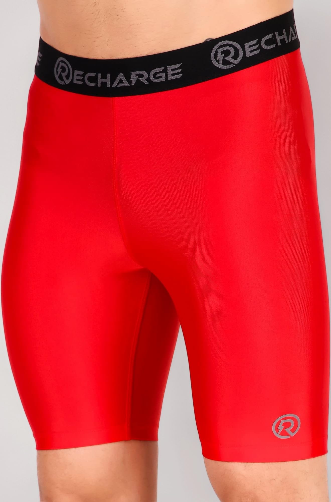- Polyester Recharge Compression Shorts for Sports