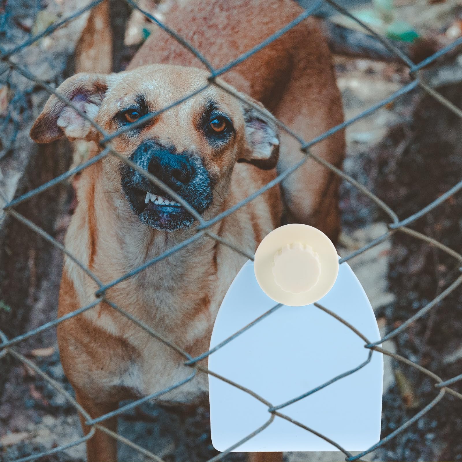 Ciieeo Gamelle Suspendue pour Petits Animaux Bol Alimentaire Anti-Renversement en Plastique Bleu Compatible Lapins Cochons D’Inde et Hamsters Distributeur Nourriture Sécurisé pour