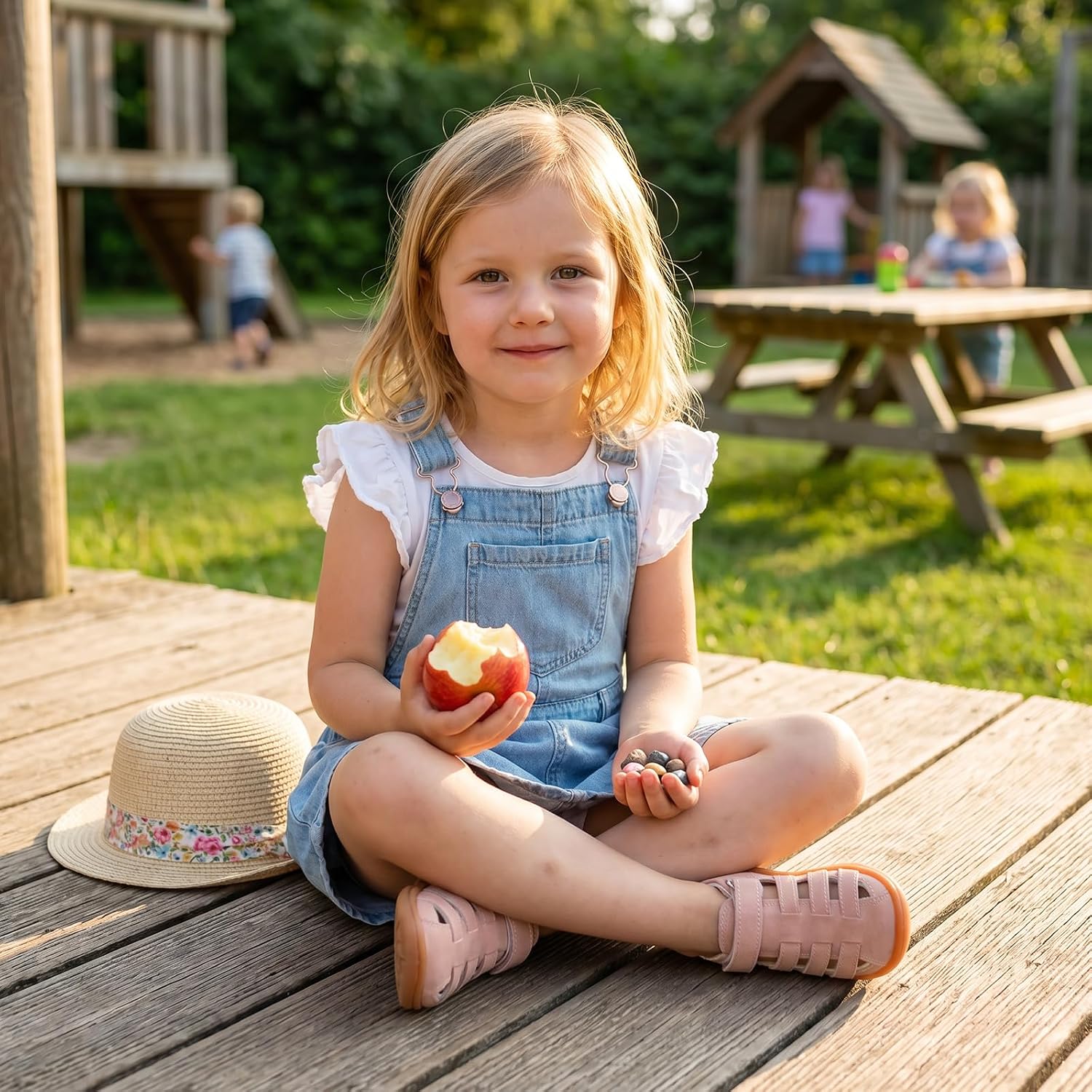 Boys Girls Barefoot Fisherman Sandals Kids Leather Walking Flats