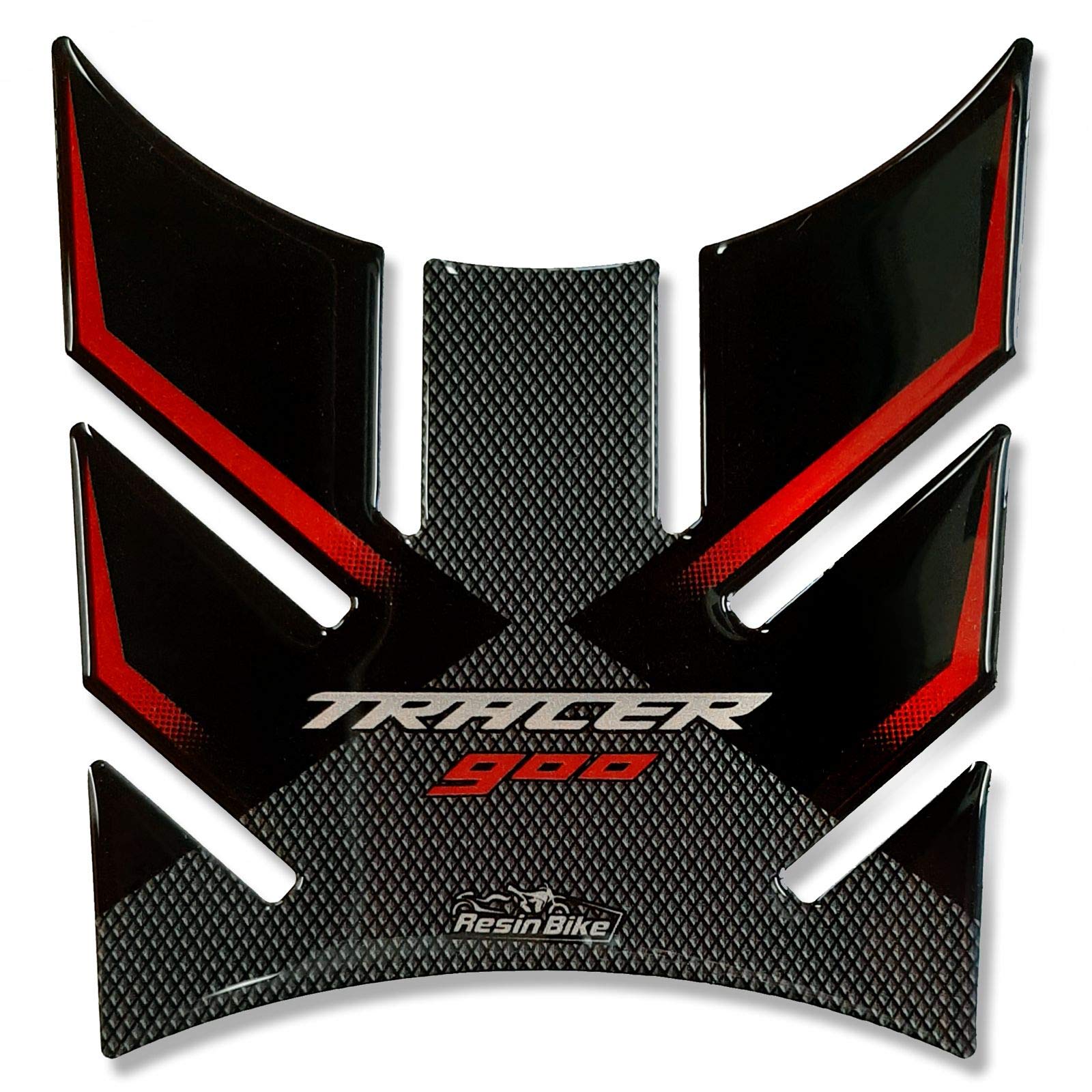 Resin Bike Adesivi Moto Compatibile con Yamaha Tracer 900 e 900 GT 2018 2020 Nimbus Grey. Protezione Paraserbatoio da Urti e Graffi. Adesivo 3D Resinato per Serbatoio Moto