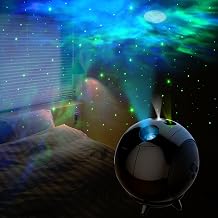 Star Galaxy Night Light Projector, LED Aurora Mood Lamp with Remote, Planet Projection lamp Starry Sky Laser Atmosphere Starry Sky Projector Space Ornaments