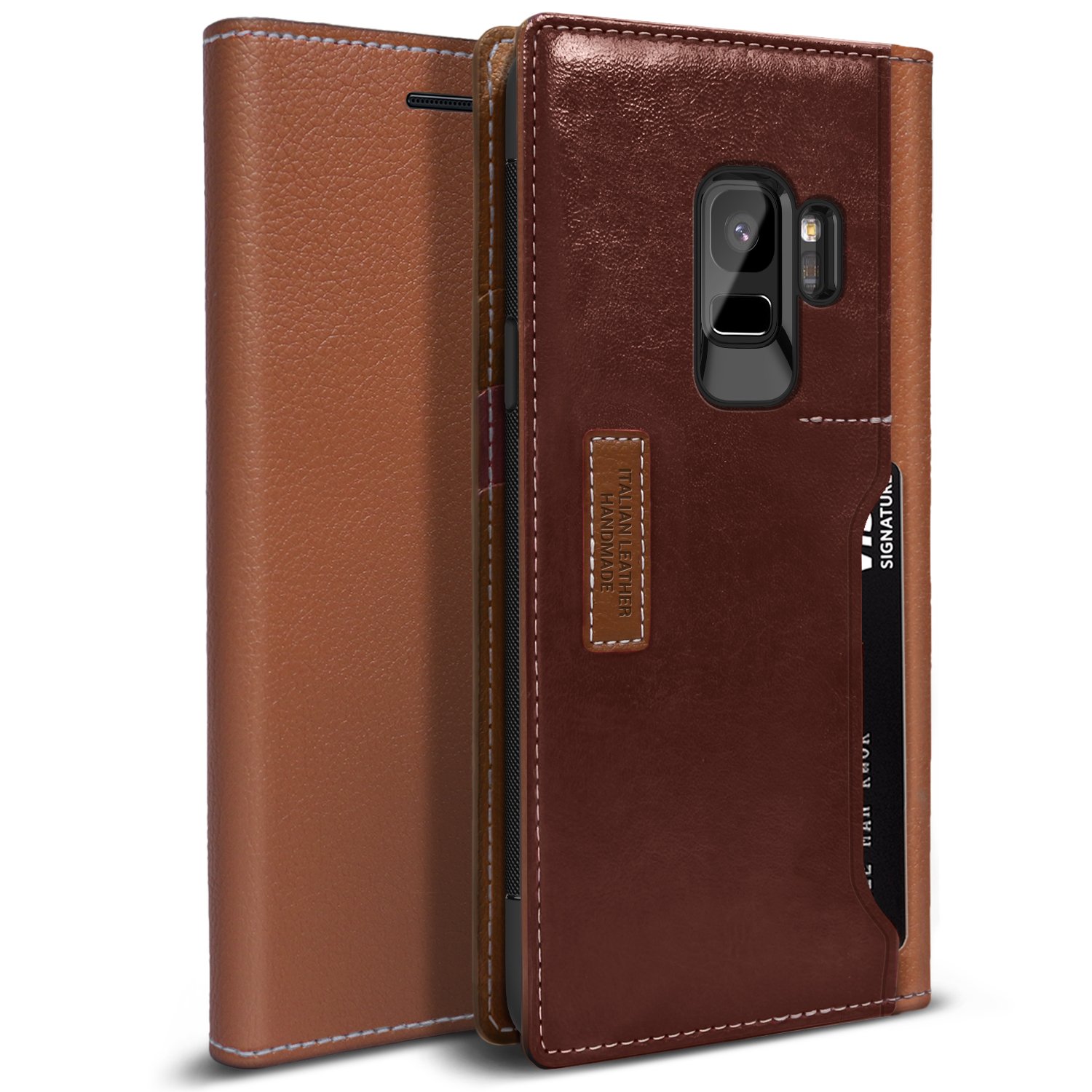 Samsung Galaxy S9 Plus Obliq K3 Wallet Case Cover - Burgandy/Brown