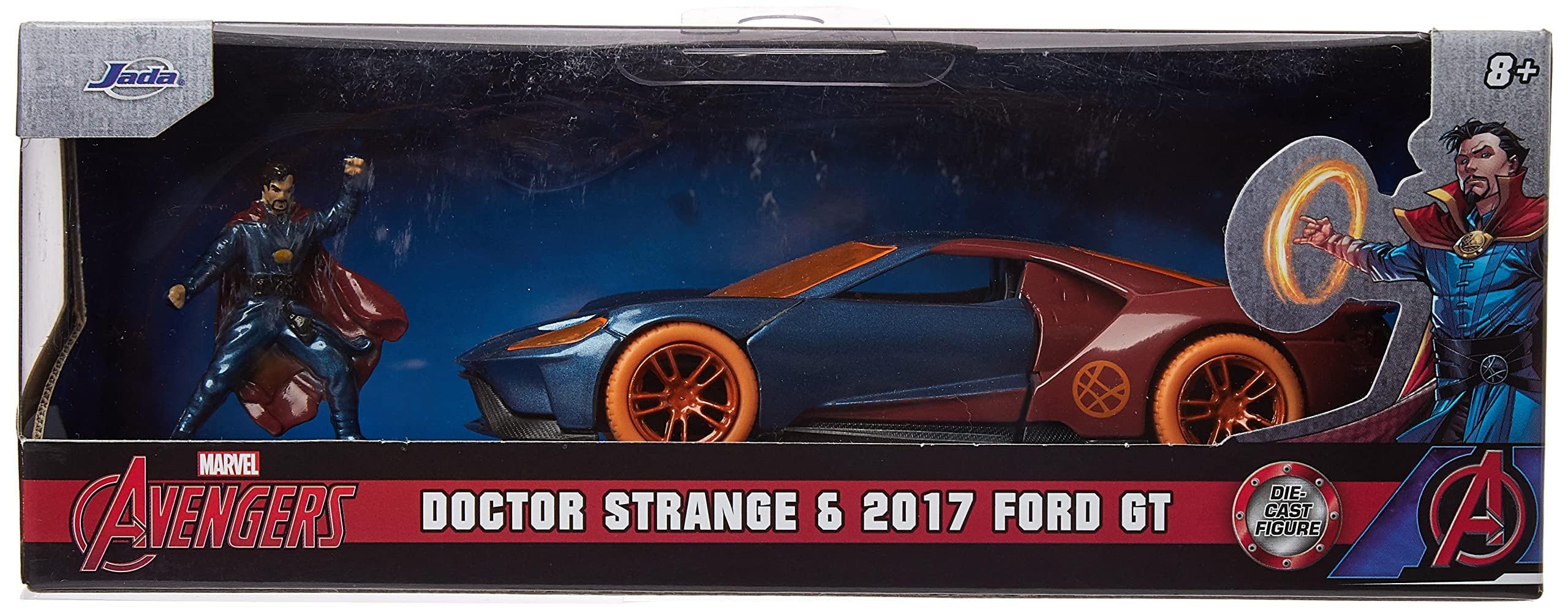 Dickie Toys Jada- Marvel Doctor Strange Ford GT 253223013 8 Years Diecast 1:32 Scale Figure, Mehrfarbig - Image 2
