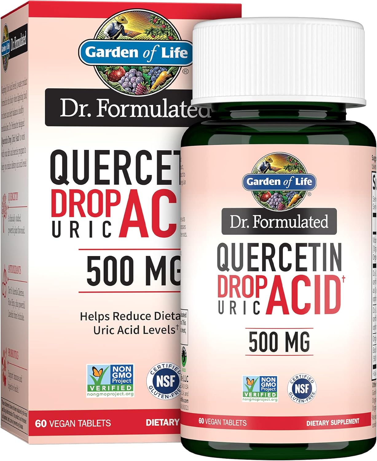 Garden of Life Quercetin Probiotic & Uric Acid Support with