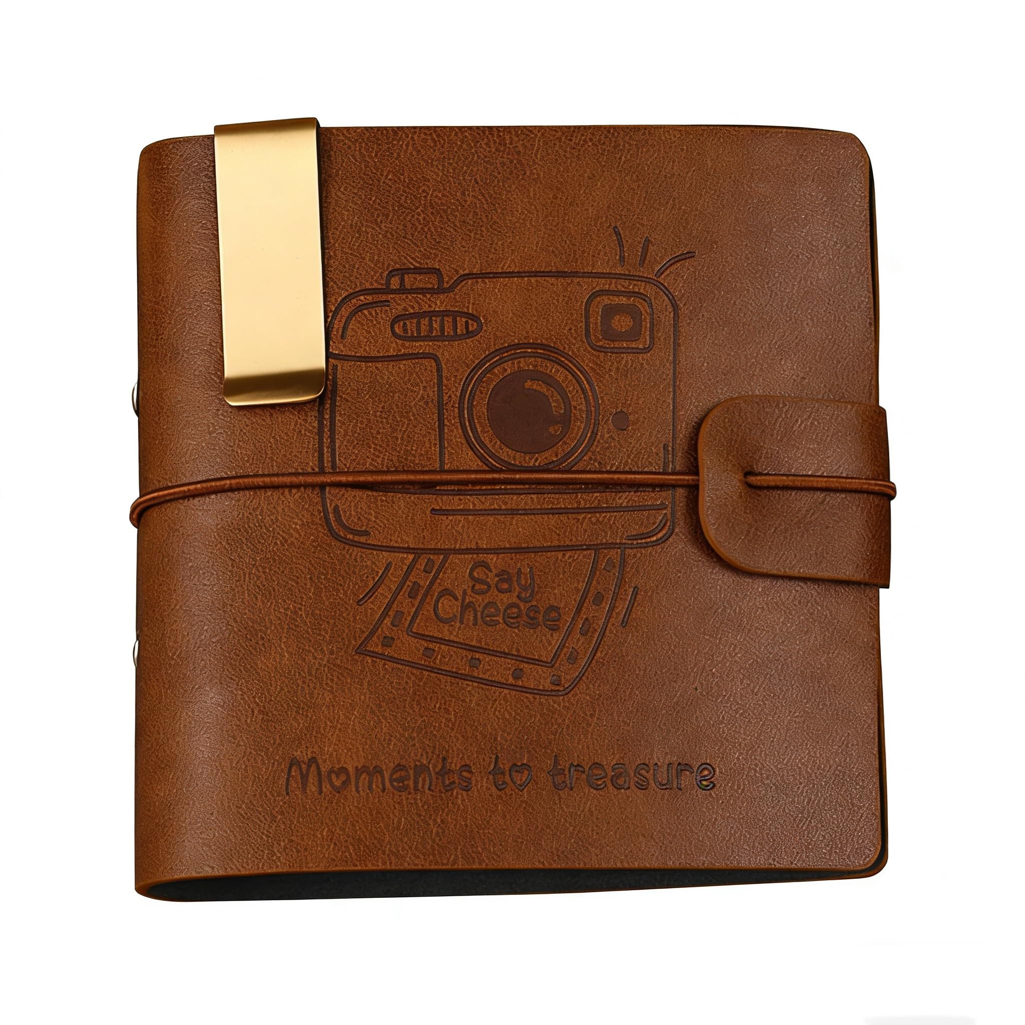 Qiansse Mini Photo Album Book, Holds 100 Pictures For 8.5X 9.8Cm Pockets Perfect For Weddings Graduations Vacations Portable Photo Albums
