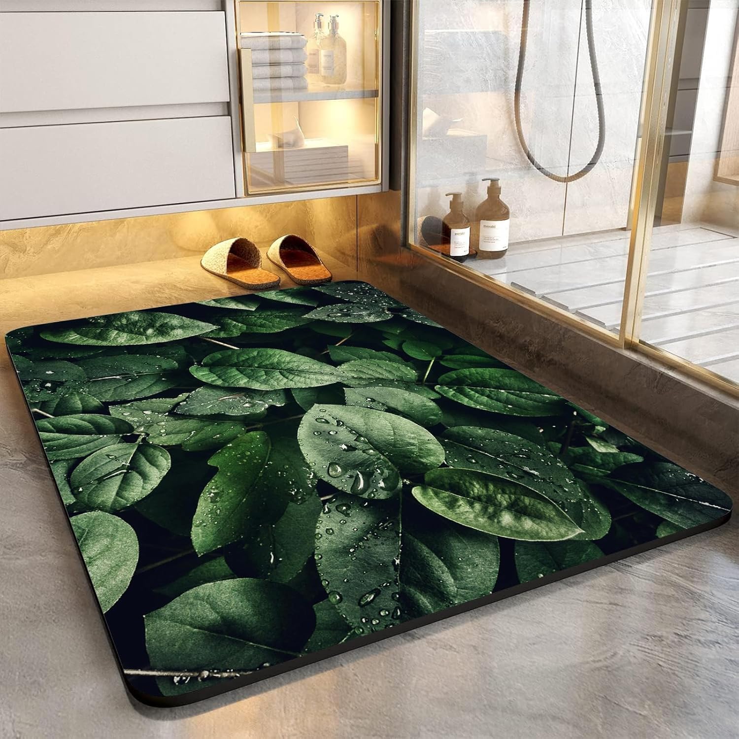 Luxury Bathroom Rug Mat, Extra Soft and Absorbent Bath Rugs, Non-Slip Diatomite Mud Bath Carpet, Bath Mats for Bathroom Floor, Tub and Shower, 3 x 6ft / 36 x 72in