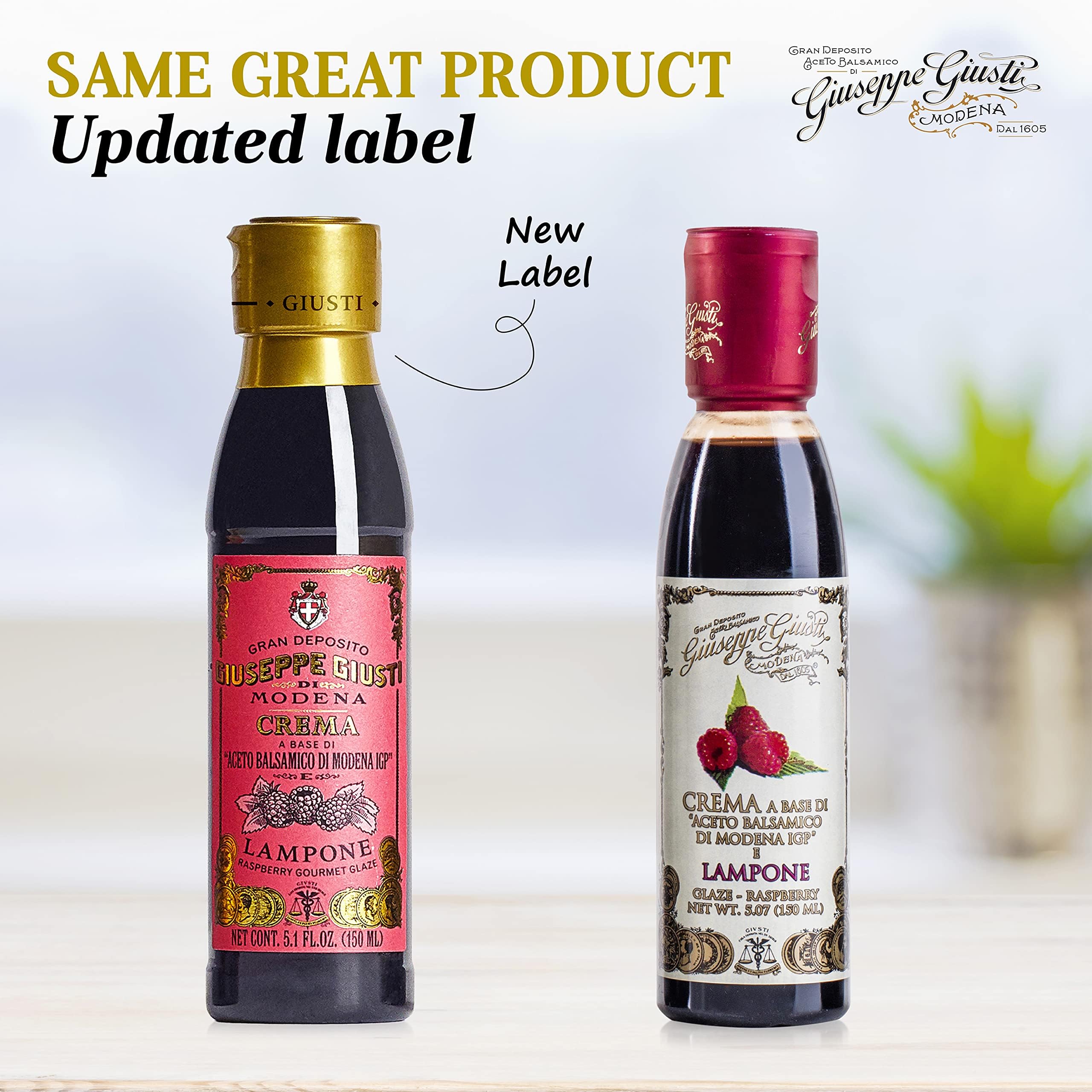 Icing based Blasamico Vinegar of Modena - RASPBERRY - 150 ml