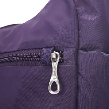 Pacsafe Citysafe CS100 Anti-theft Travel Handbag - Mulberry Travel Cross-Body Bag, MULBERRY