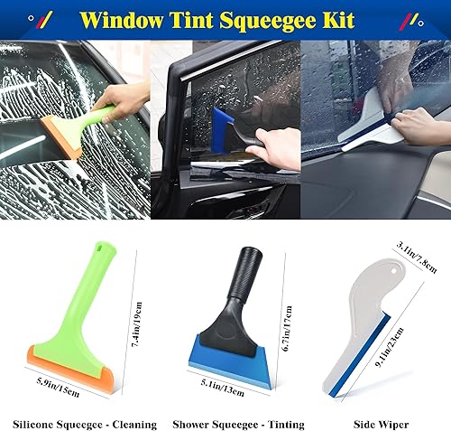 Miniatura 2 de Kit de herramientas de envoltura de vinilo y tinte de ventana, 32 herramientas profesionales, kit de espátula para parabrisas y automóvil, kit de