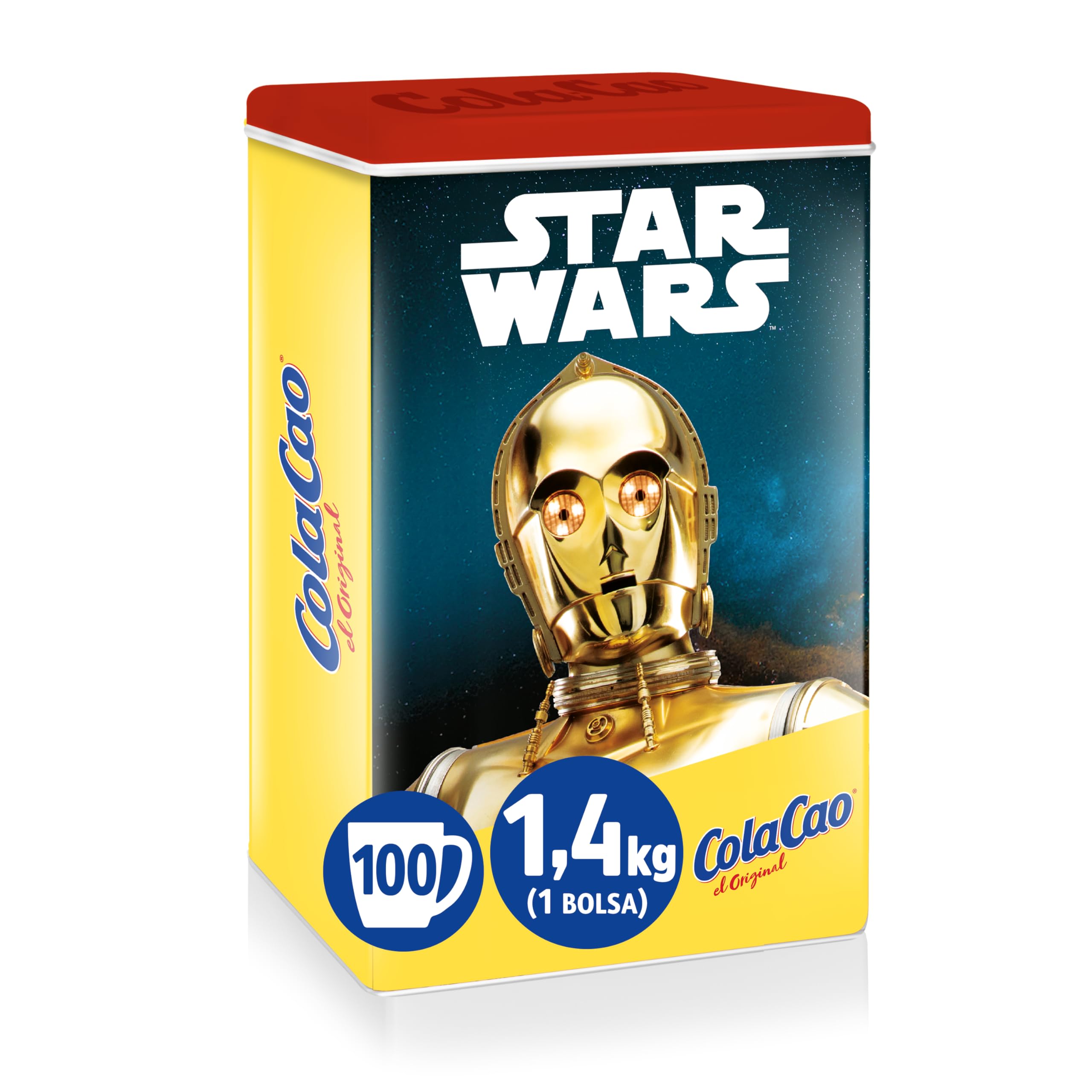 ColaCao, Original, Cacao Soluble Natural sin Aditivos - Lata Edición Vintage edition tin - 1,4kg (Packaging may vary) — view 2