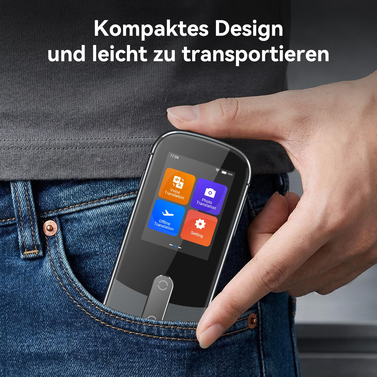 Wooask Sprachübersetzer Ohne Internet, Übersetzer Gerät Testsieger, Translator W09 Übersetzer Echtzeit 144 Sprachen mit sprachausgabe/Offline/Foto Sprachübersetzer für Reisen,Lernen und Business