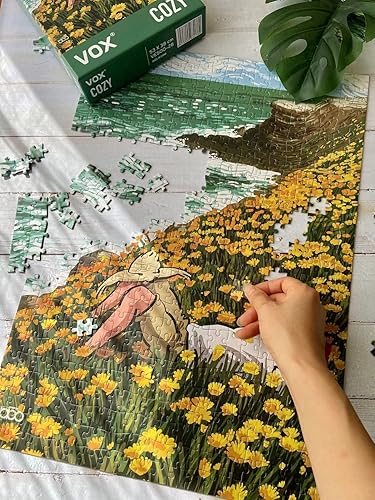 Miniatura 10 de VOX Rompecabezas estilo Van Gogh Symphony of Love de 520 piezas, para adultos y toda la familia, sin polvo, acabado mate, gran regalo para los