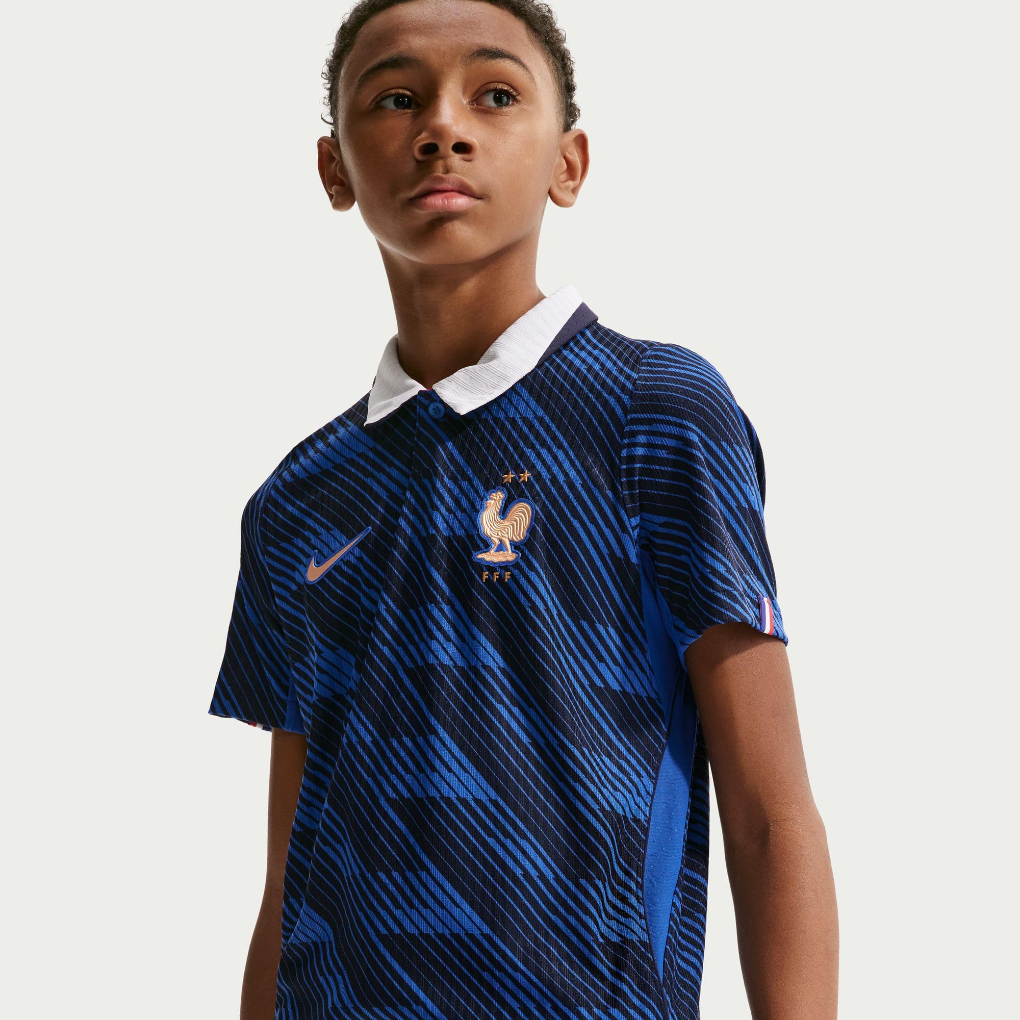 Nike FFF 2026 Heimspiel Nike Aero-Fit Authentic Fußballtrikot für Ältere Kinder Maglia da Calcio Unisex - Bambini e Ragazzi