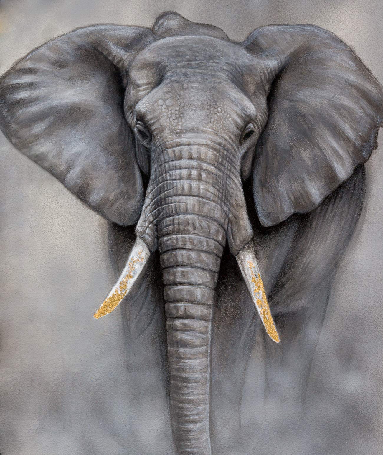 Toile éléphant Anthony Walker la force de la nature dans votre bureau
