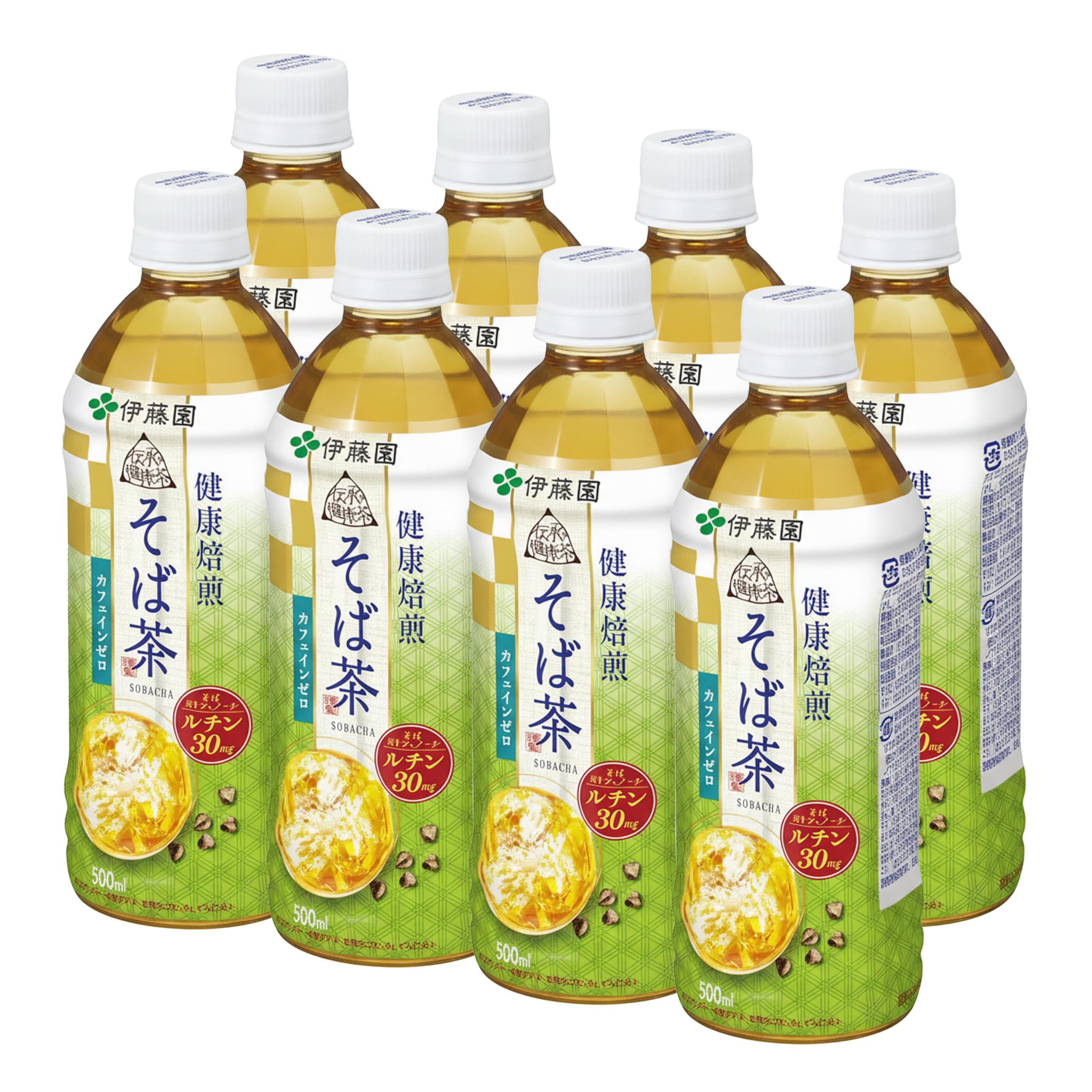 ともちゃそ商品 Amazon.co.jp: 【伊藤園】伝承の健康茶 そば茶 500ml、8本 【みのる