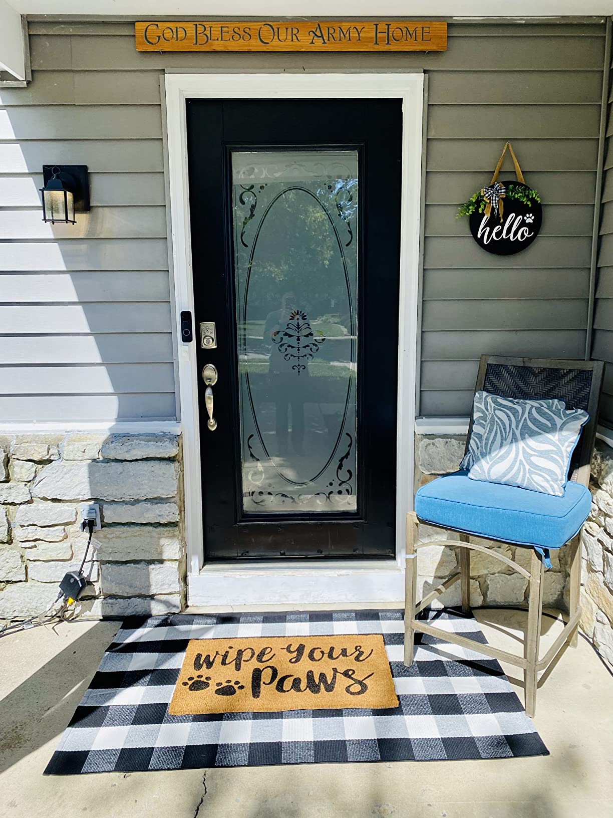 8/mo Finance LILI REY Buffalo Plaid Rug 3x5 Buffalo Plaid Outdoor