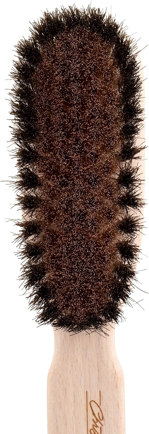 Chris Christensen Original Ionic Boar/Brass Dog Brush, Groom Like a Professional, Boar/Brass Bristles, Beech Wood Handle, Distributes Natural Oils Making for a Healthy Coat