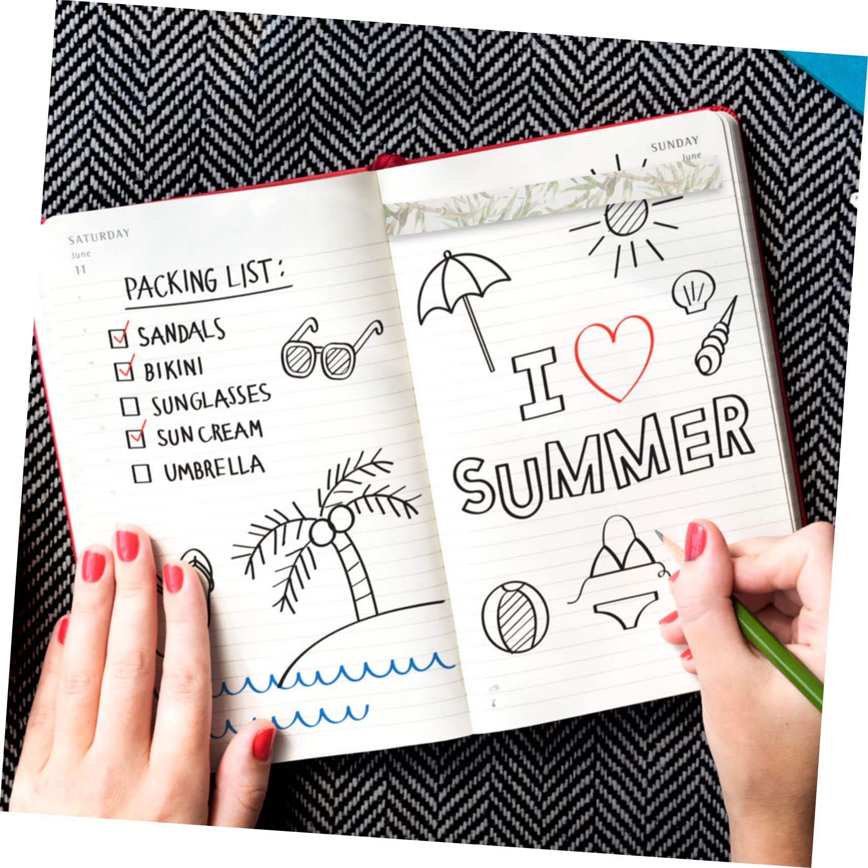 EXCEART 40rotoli Nastro Washi Decorativo Con Motivi Floreali Per Fai Da Te Per Scrapbooking e Pianificatori Facile Da Applicare e Rimuovere Di Adesivi Per Decorazioni Artigianali