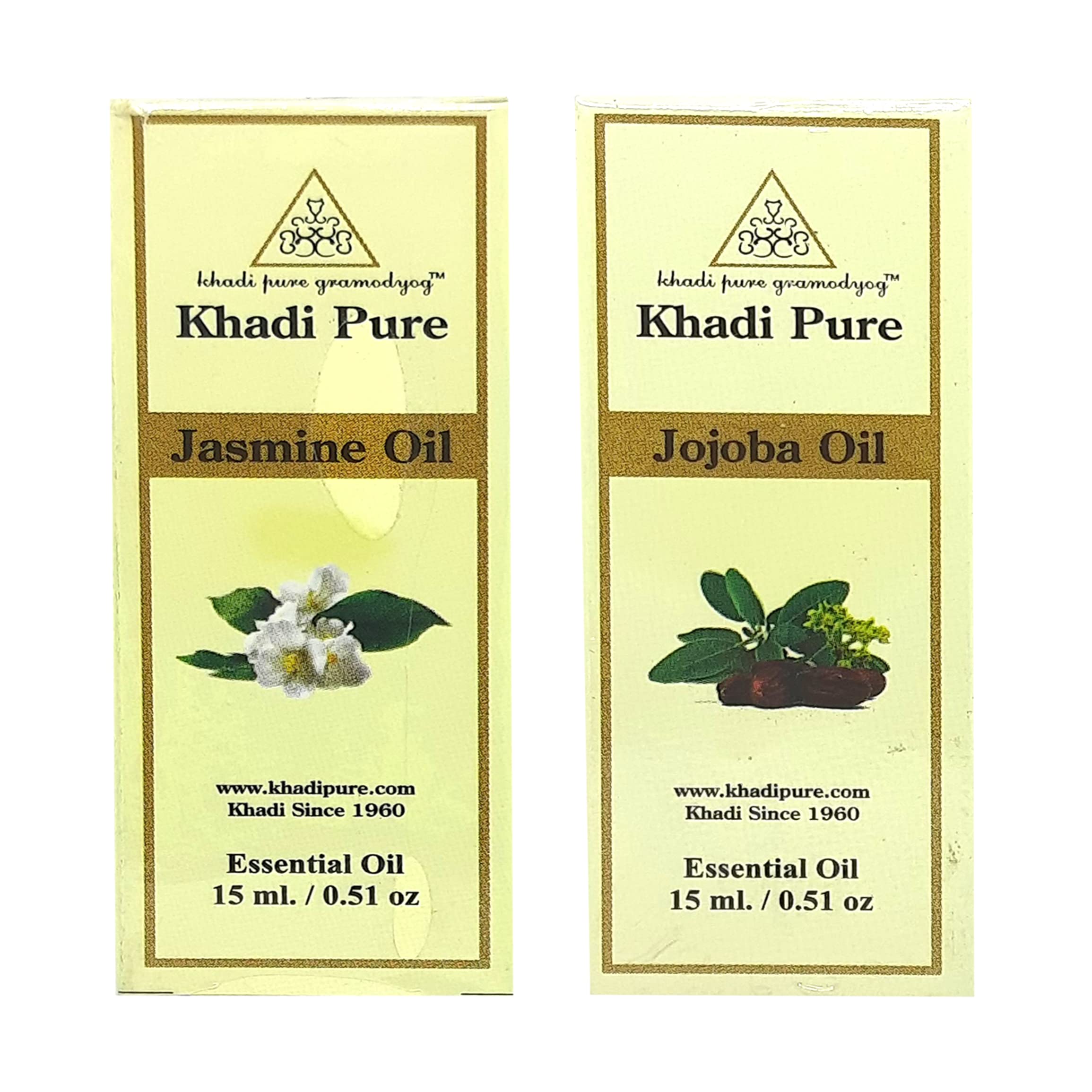 Khadi Pure Jasmine & Jojoba Essential Oil, 15 Ml (Pack Of 2)-image-11