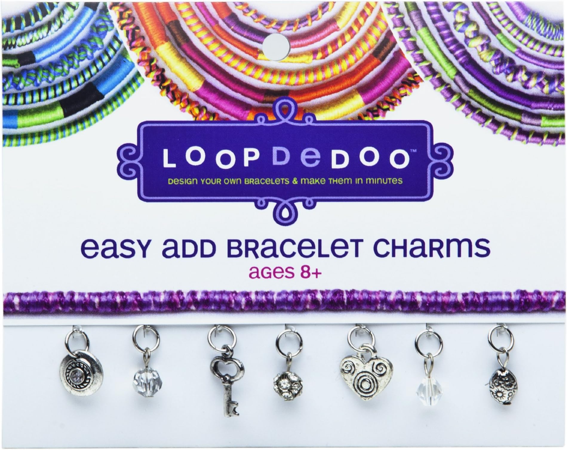 Loopdedoo Easy Add Bracelet Charms - Key to My Heart