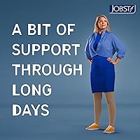 Vista 7 de JOBST Relief - Calcetines de compresión graduados hasta la rodilla, 15-20 mmHg, cómodo diseño unisex, punta cerrada, negro, XL