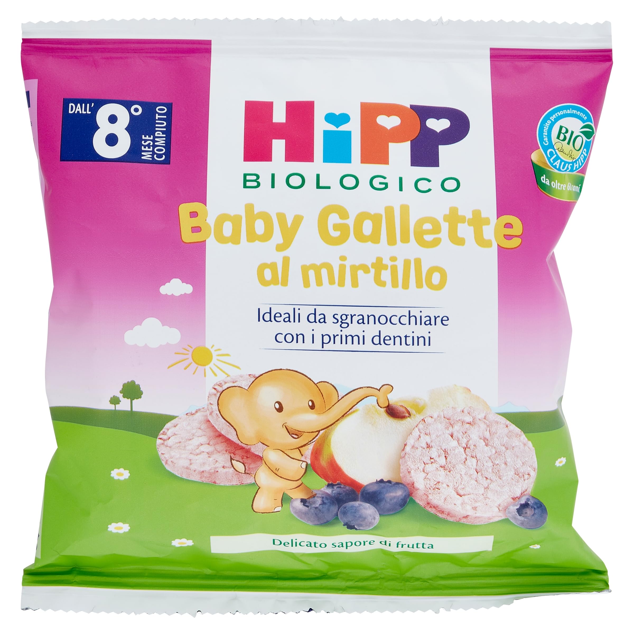 HiPP Baby Gallette al Mirtillo da 8+ Mesi, 30g