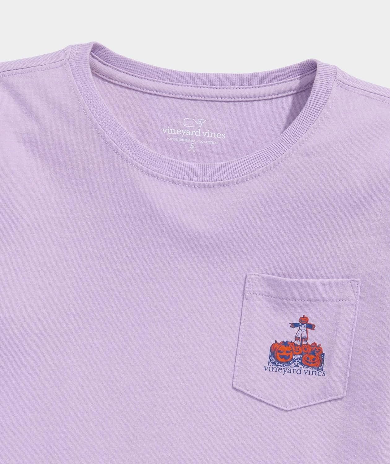 vineyard vines girls Girls Glitter Pumpkin Patch Long-sleeve Pocket Tee - Image 4