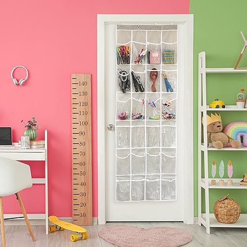 Vista 72 de Simple Houseware - Organizador para colgar en la puerta Marrón