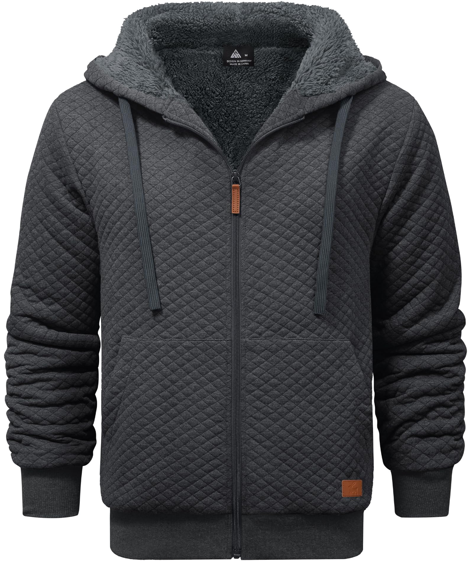 ZITY Zip Up Sherpa Hoodie