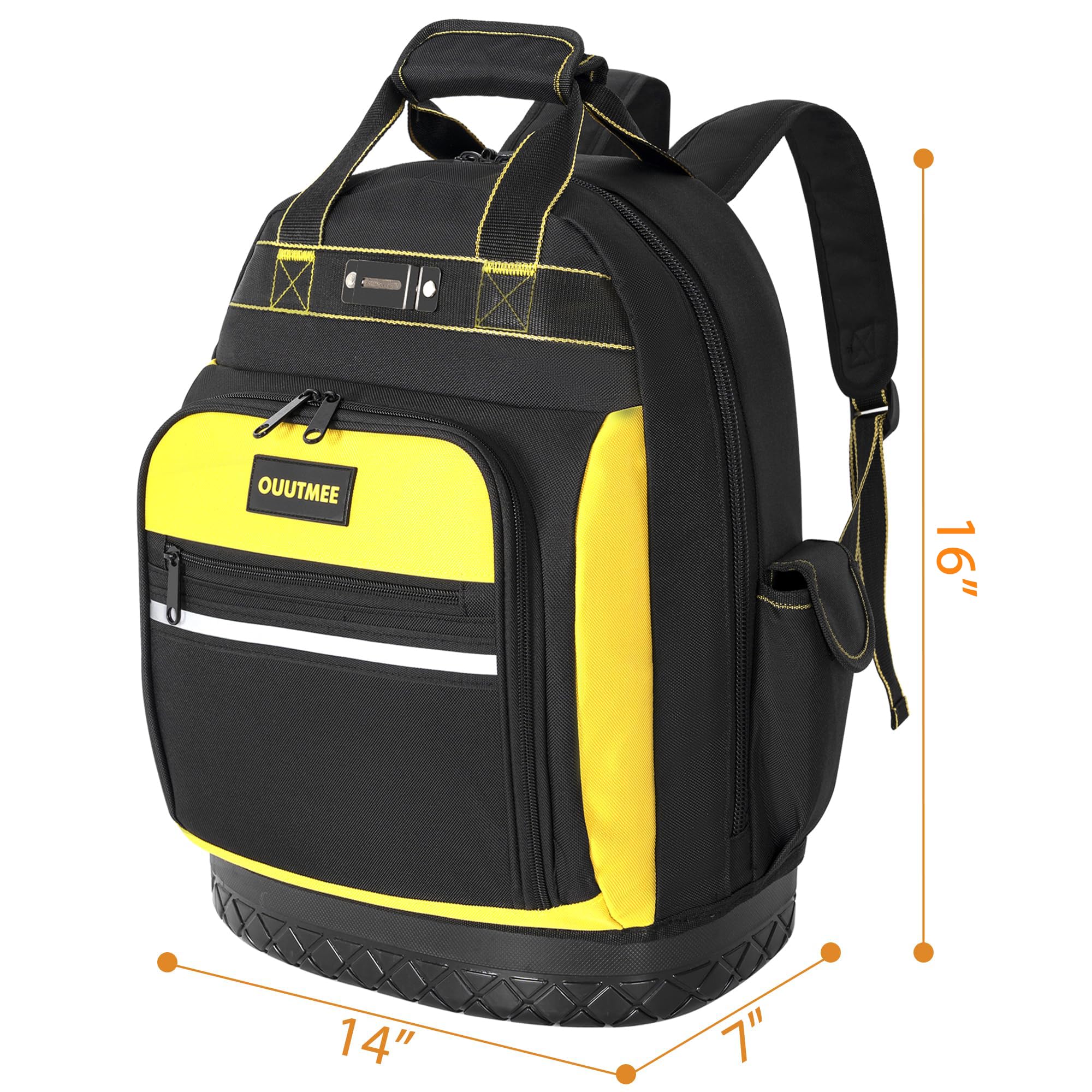 OUUTMEE Zaino porta attrezzi da lavoro con tasche multiuso