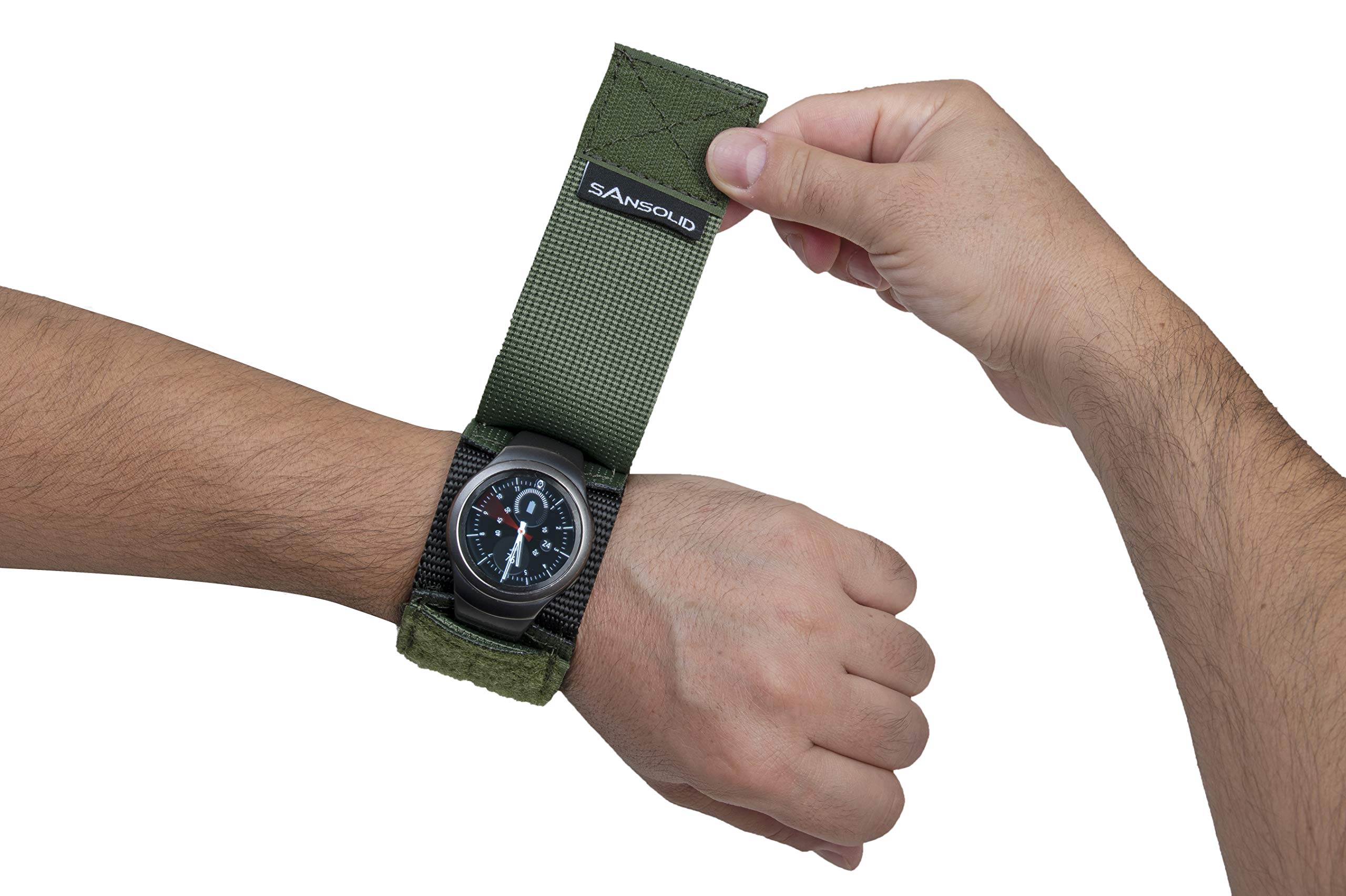 SANSOLID Tactical Military Watchband Cover To Keep And Protect Your Watch
