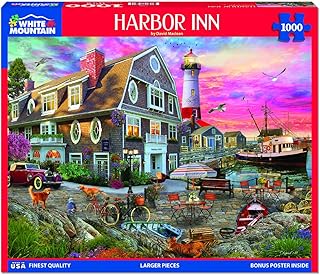White Mountain Puzzles - Harbor Inn - 1000 Piece Jigsaw Puzzle