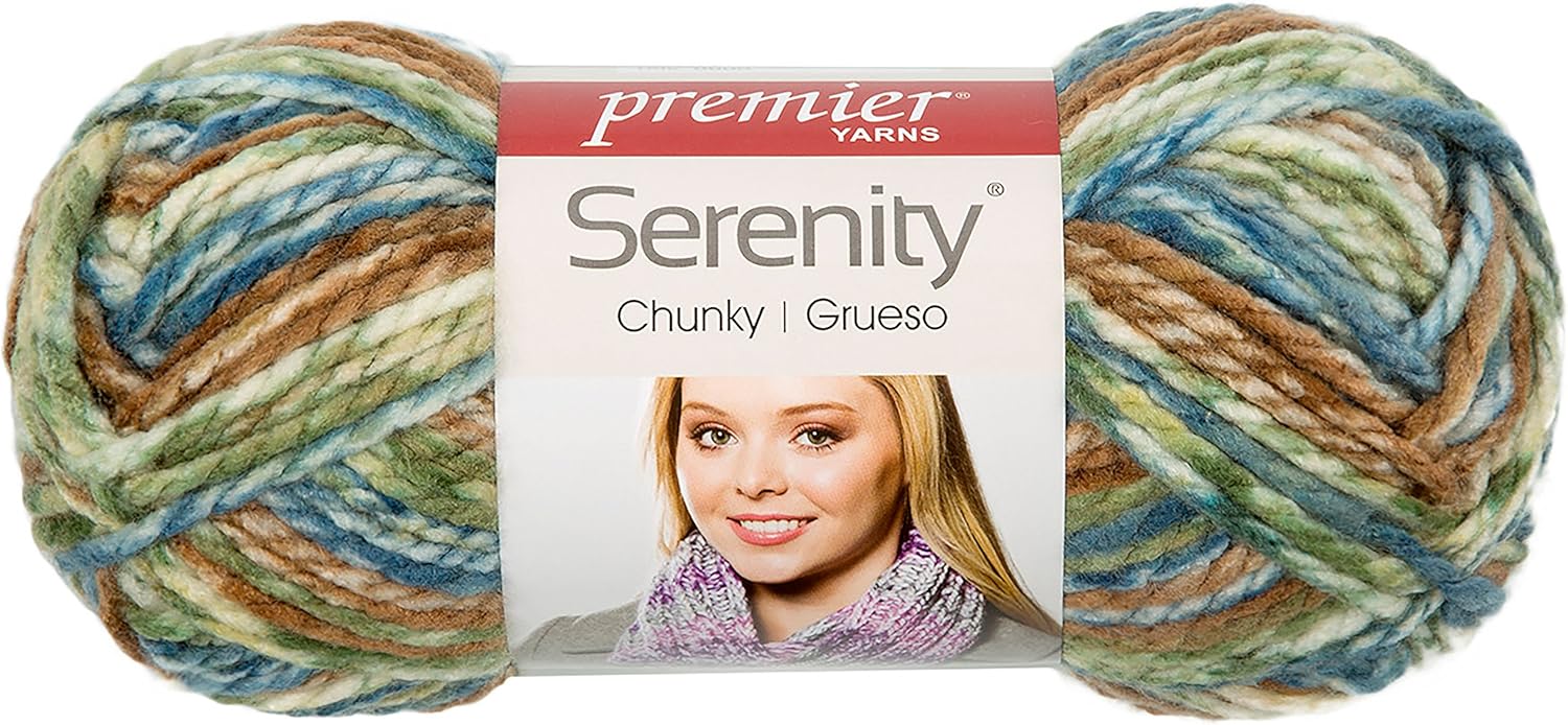 Amazon Premier Yarns デボラ Norville コレクション セレニティ 毛糸 極太 マルチ 100g 約100m 毛糸 通販