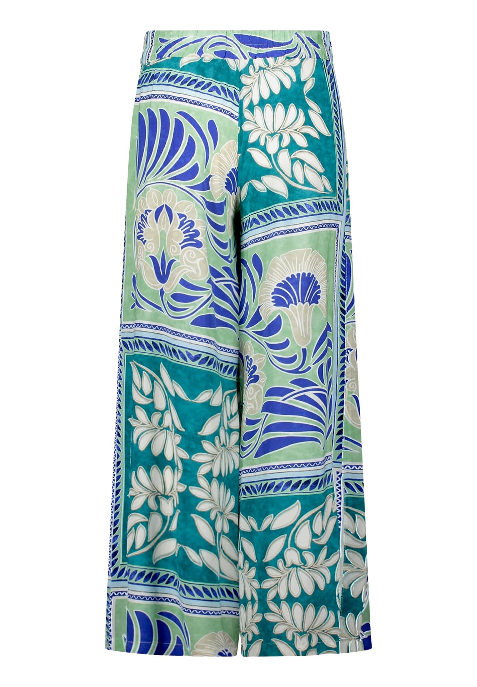 Cartoon Damen Palazzo-Hose mit Gummizug