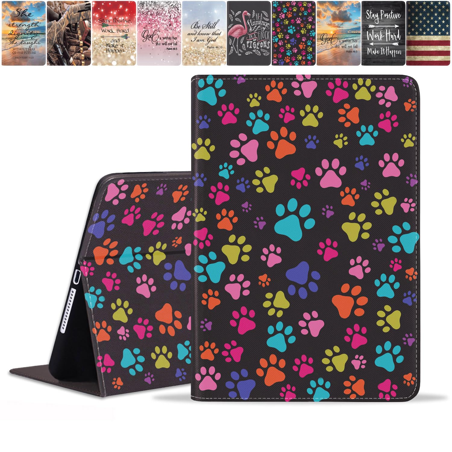 FQTBCEARI Case for iPad (A16) 11th Generation 11 Inch 2025/ iPad 10th Generation 10.9 Inch 2022, Slim PU Leather Cover, Adjustable Stand with Auto