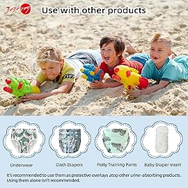 Joyo roy Plastic Underwear for Potty Training Diaper Covers For Boys Plastic Underwear Leakproof Rubber Pants For Toddlers Rubber Pants for Potty Training Waterproof Cloth Diaper Covers Boys 6T