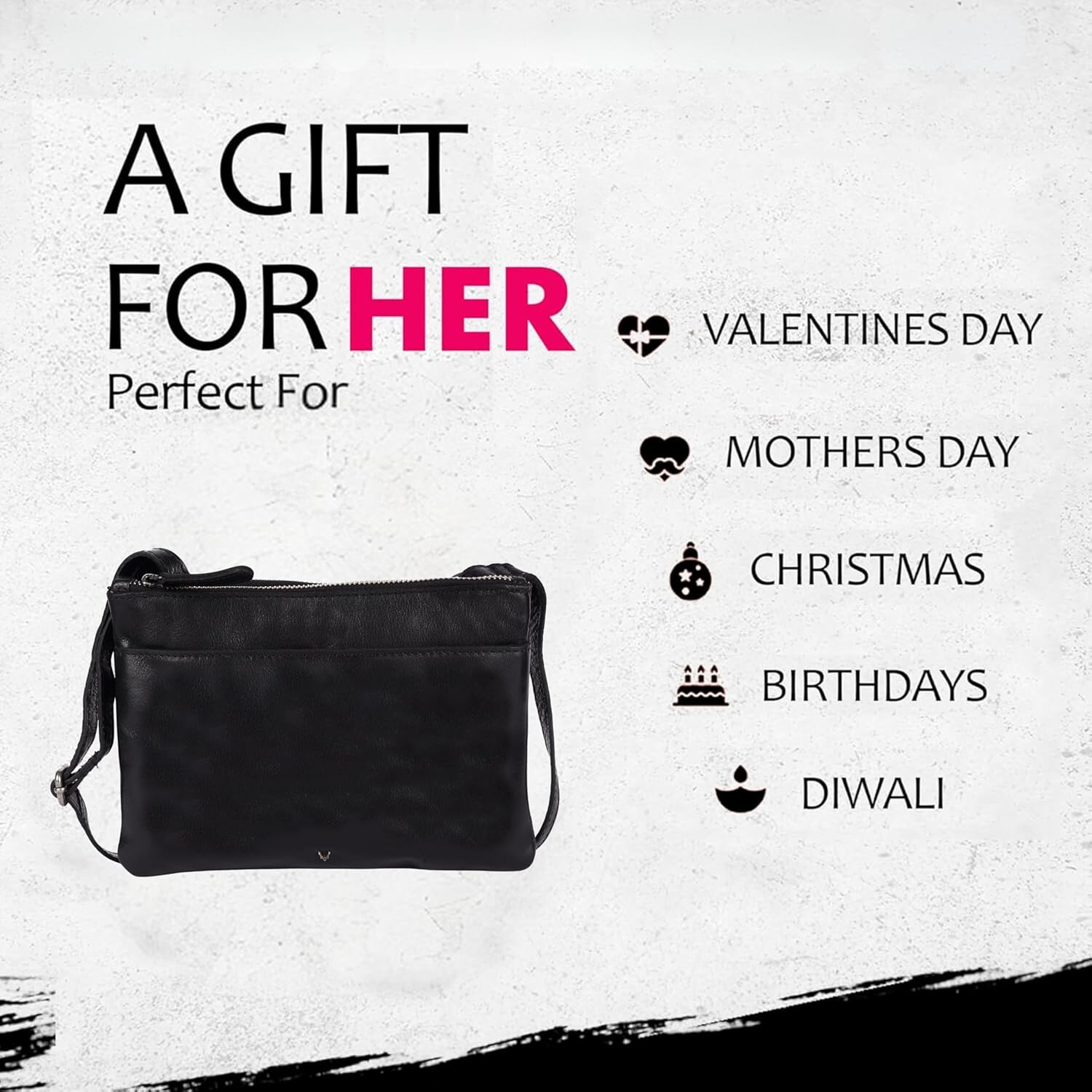 9 inch Genuine Leather Crossbody Sling Bags for Women, Trendy Casual Office Bag with Adjustable Strap - Image 6