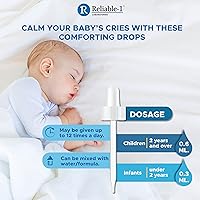 Vista 4 de Reliable-1 Laboratories Gotas de alivio de gases para bebés, gotas de gases para aliviar el estómago para bebés, bebés y niños pequeños, alivio