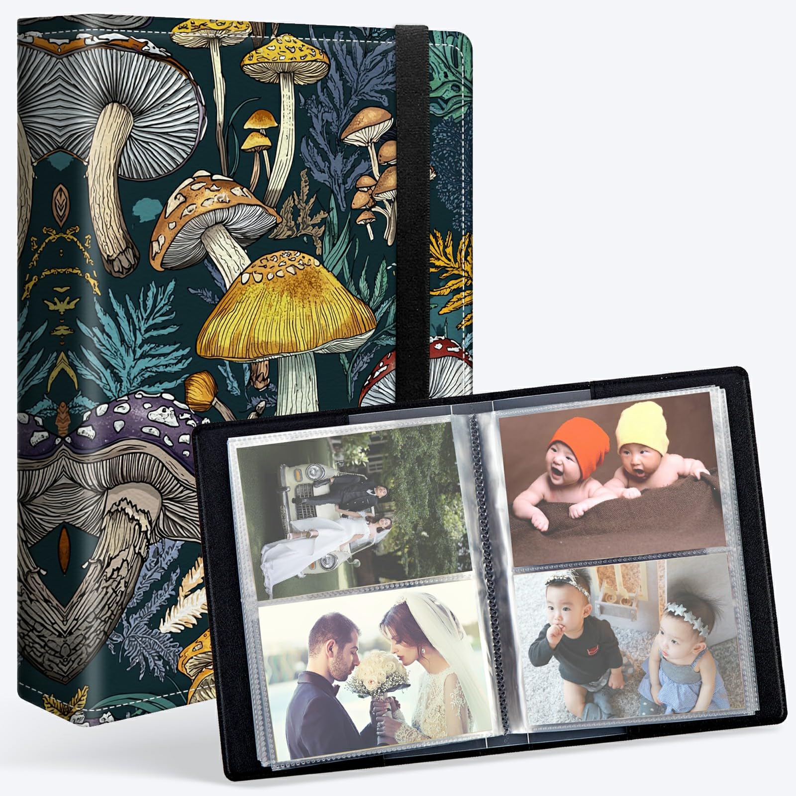Amazon.com: Small Photo Album 3.5x5 Photos with Strong Elastic