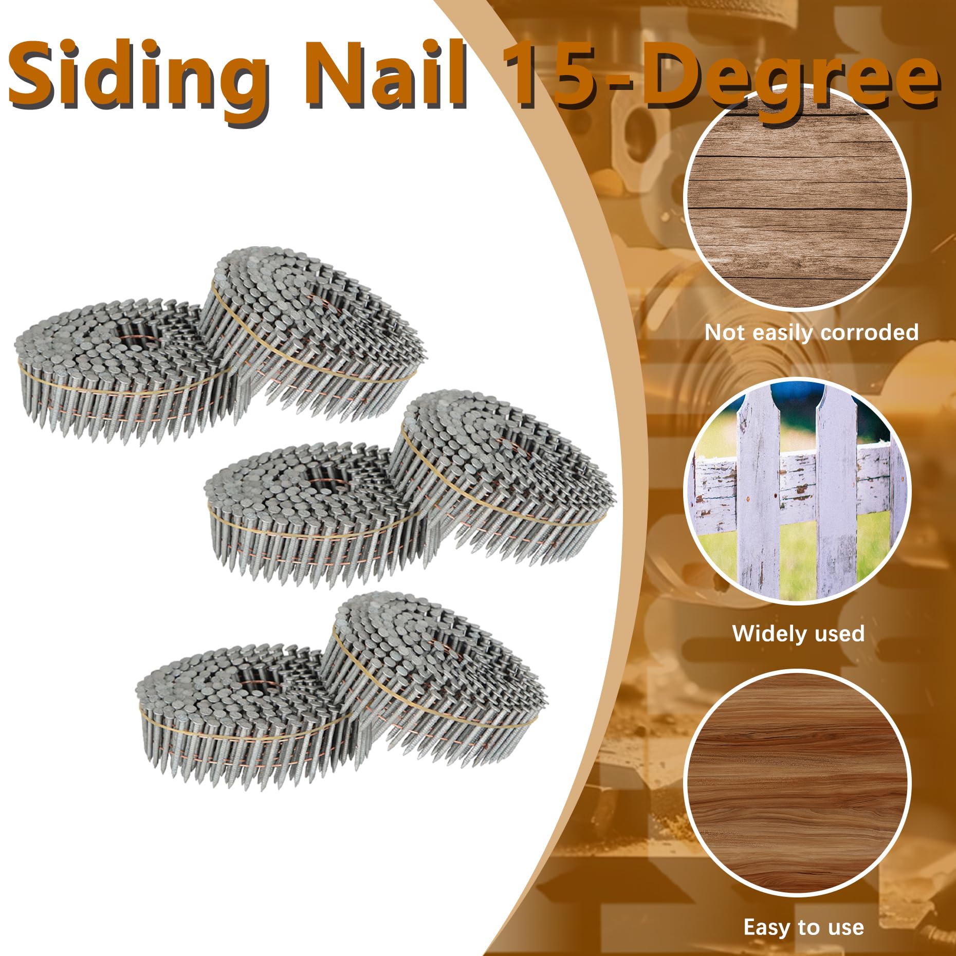 Siding Nails - 3600 Count, Hot Dipped Galvanized -7