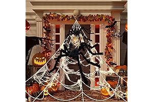 200" Triangular Giant Halloween Spider Web