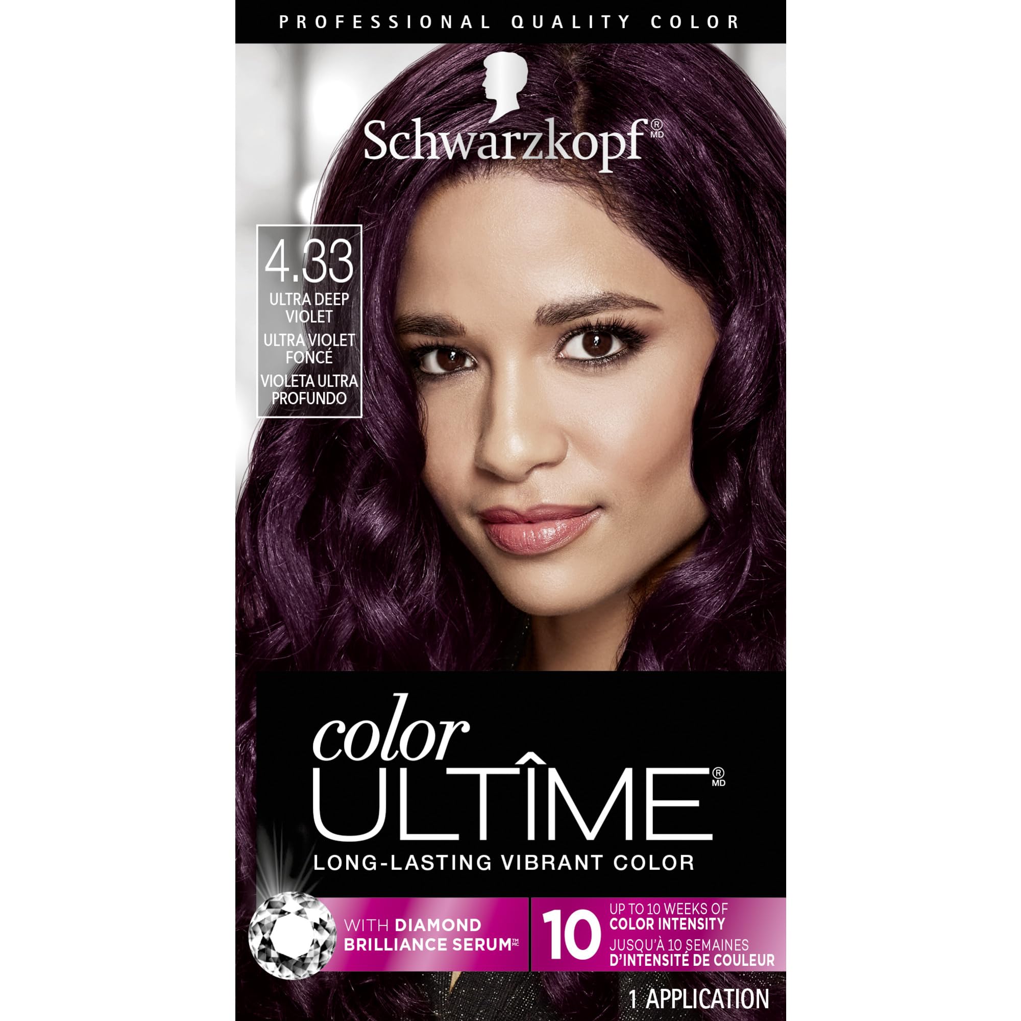 Schwarzkopf Color Ultime 4.3 Ultra Deep Violet Hair Dye