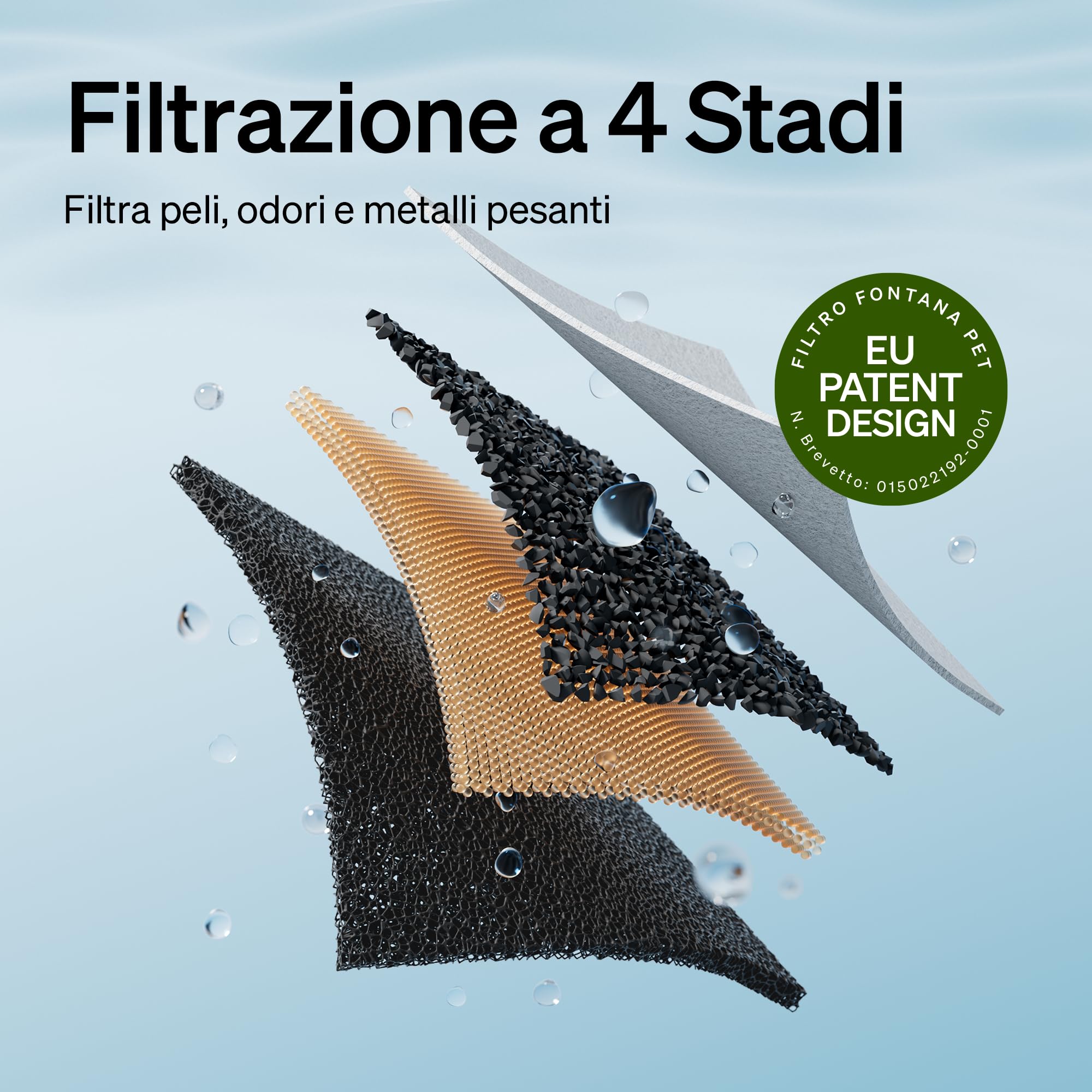 PETLIBRO Dockstream - Fontana dell'acqua per gatti con pompa senza fili, in acciaio inossidabile, facile da pulire, 23 dB, ultra silenziosa, due modalità di consumo, senza BPA, 2,5 l