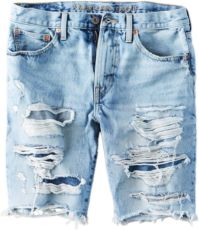 American Eagle 6835508 - Pantalón corto vaquero para hombre, Lavado ligero  destruido, 36 : Amazon.com.mx: Ropa, Zapatos y Accesorios