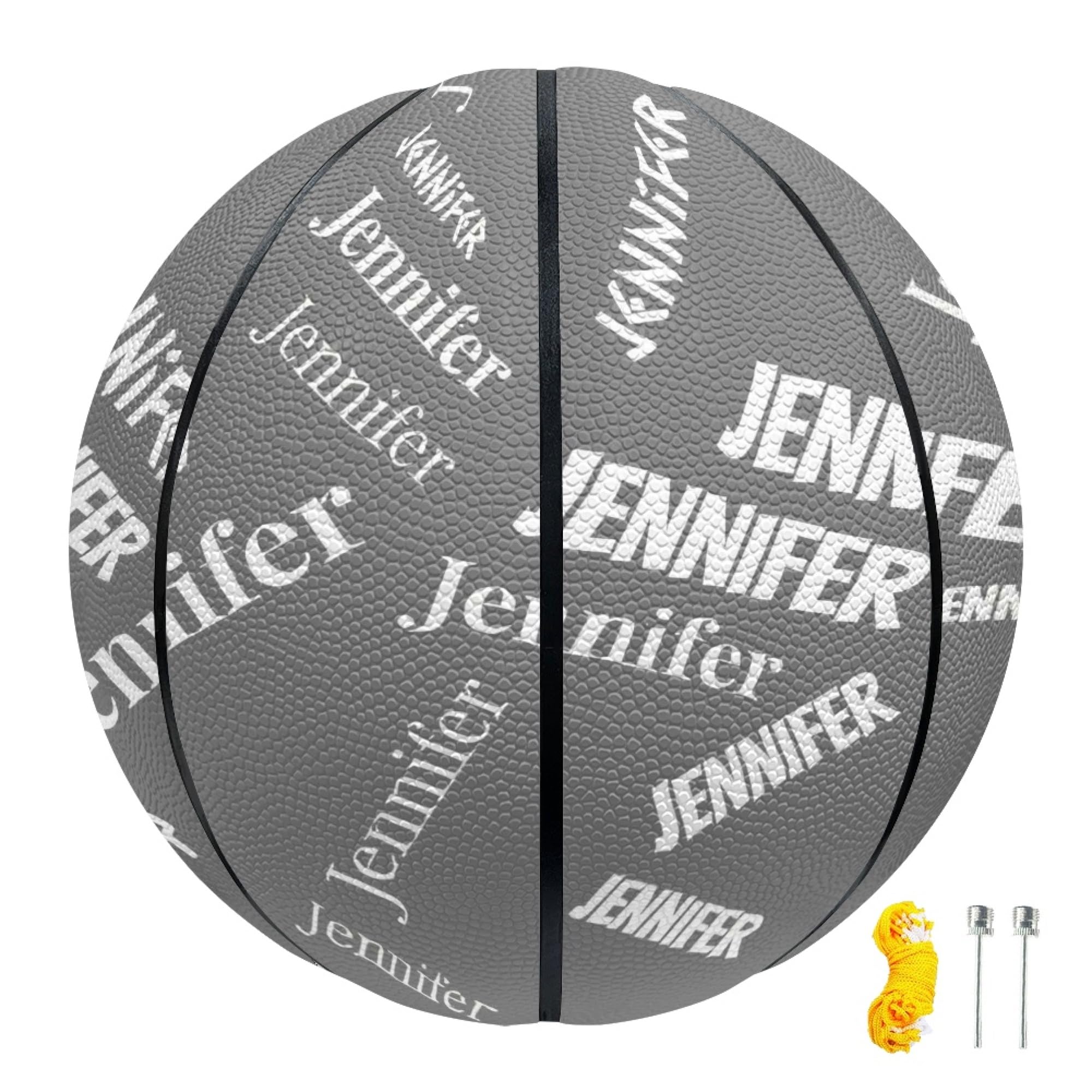 Baloncesto personalizado con nombre, todo el nombre impreso Regalo deportivo personalizado Tamaño 7 (29.5")/Tamaño 5 (27.5"),Regalo de baloncesto personalizado,Regalo de cumpleaños,Regalos de equipo