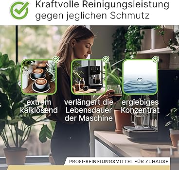 Descalcificador de cafetera (6 botellas de 1 litro) + Dosificador | Ideal para descalcificar todas las cafeteras y máquinas de espresso | Apto para todas las marcas conocidas (Kaffee Entkalker)4