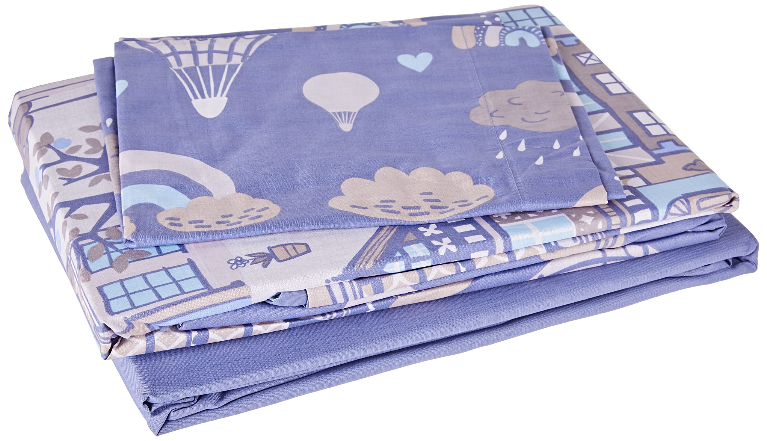 Funda nórdica de globos Pierre Cardin azul 90 para renovar el cuarto