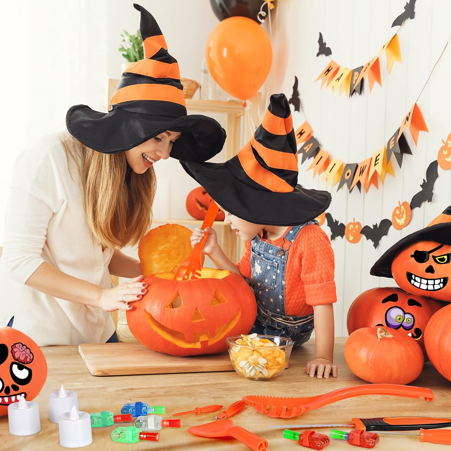 Pumpkin Carving Kit for Kids - Image 3