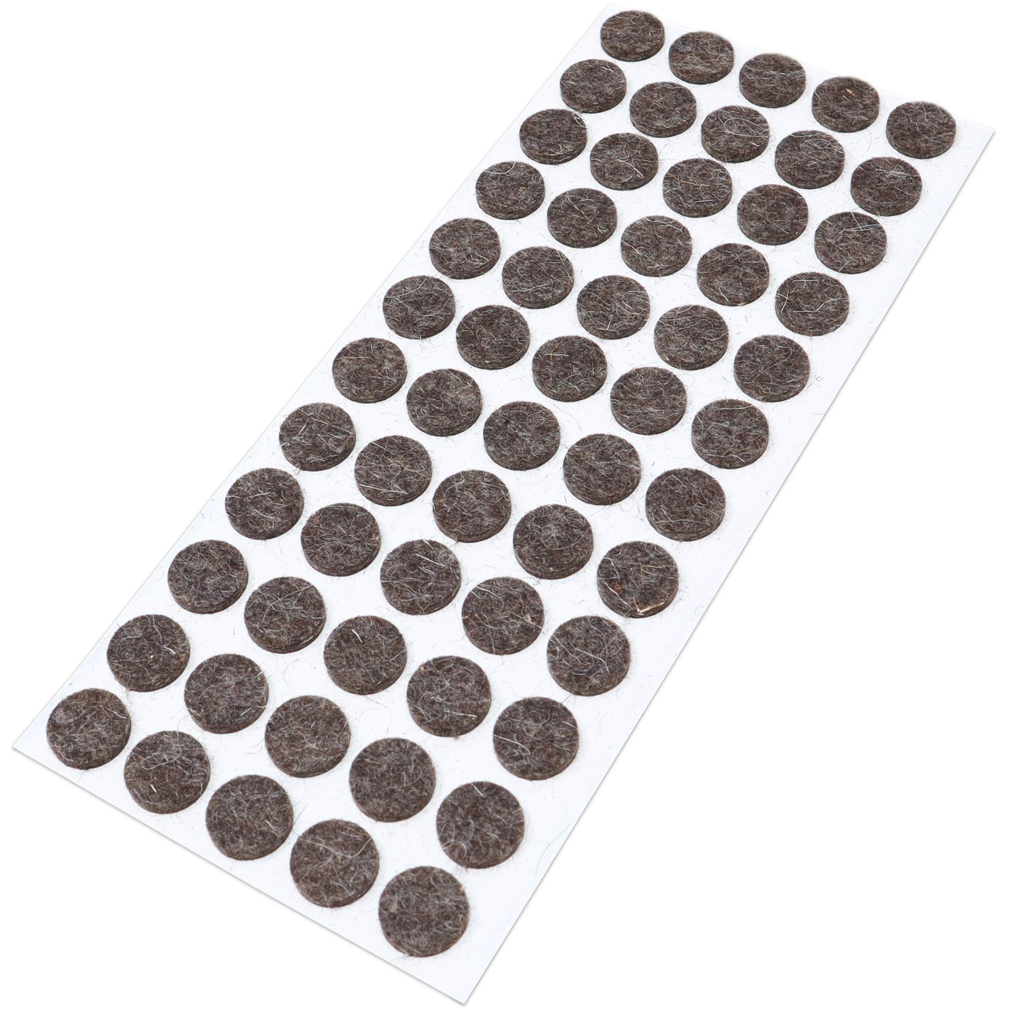 60 Feltrini Autoadesivi Neri - Ø 20 Mm, Spessore 3.5 Mm, Per Mobili, Antiscivolo E Protezione Pavimenti - Foto 4